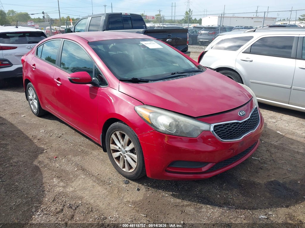 2014 KIA FORTE KNAFX4A68E5087735