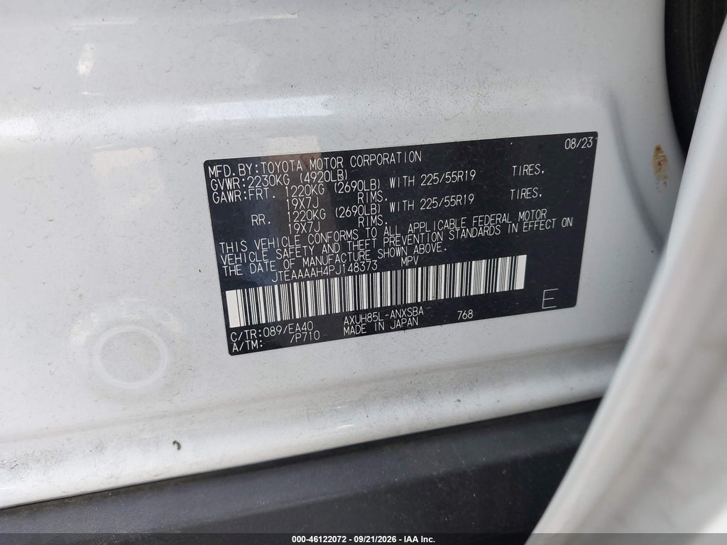 2023 Toyota Venza LE/XLE/Limited/Night Shade photo 9