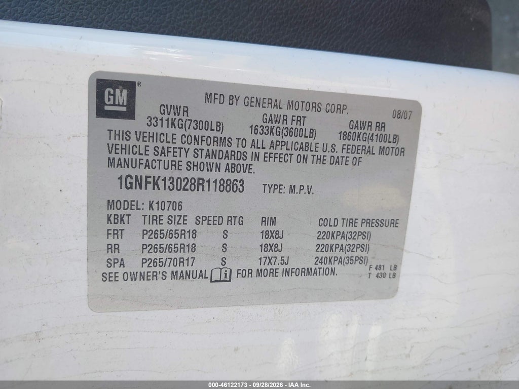 2008 Chevrolet Tahoe LT photo 9