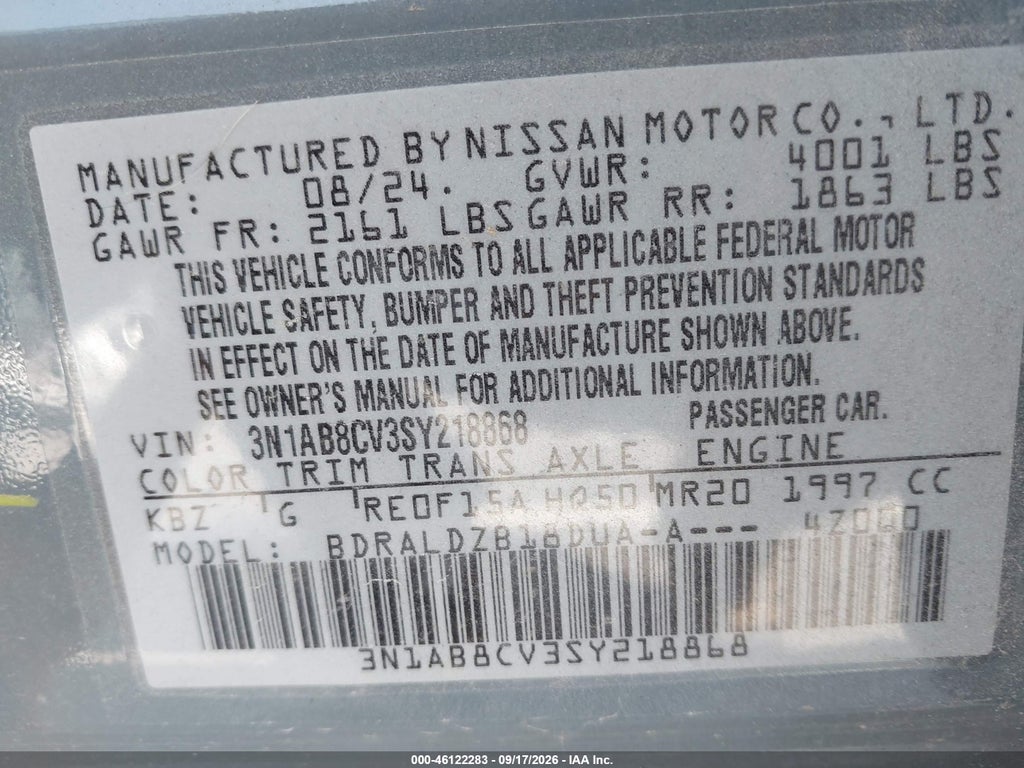 2025 Nissan Sentra SV photo 9