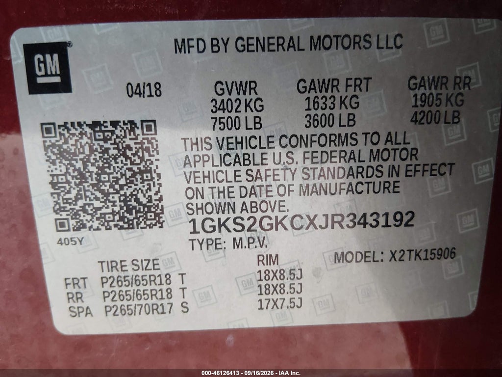 2018 GMC Yukon XL SLT photo 9