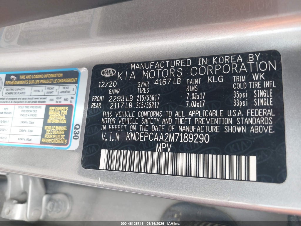 2021 Kia Seltos LX photo 9