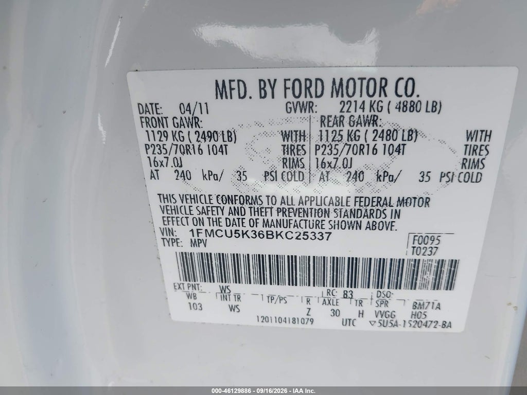 2011 Ford Escape Hybrid photo 9