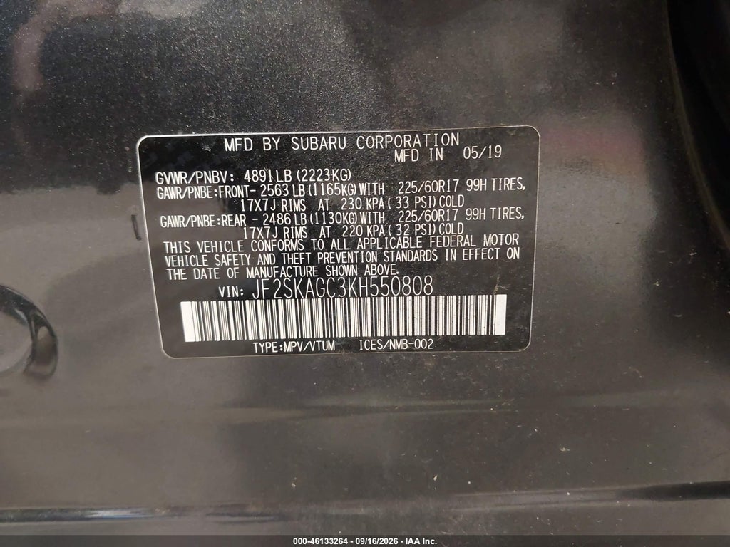 2019 Subaru Forester Premium photo 9