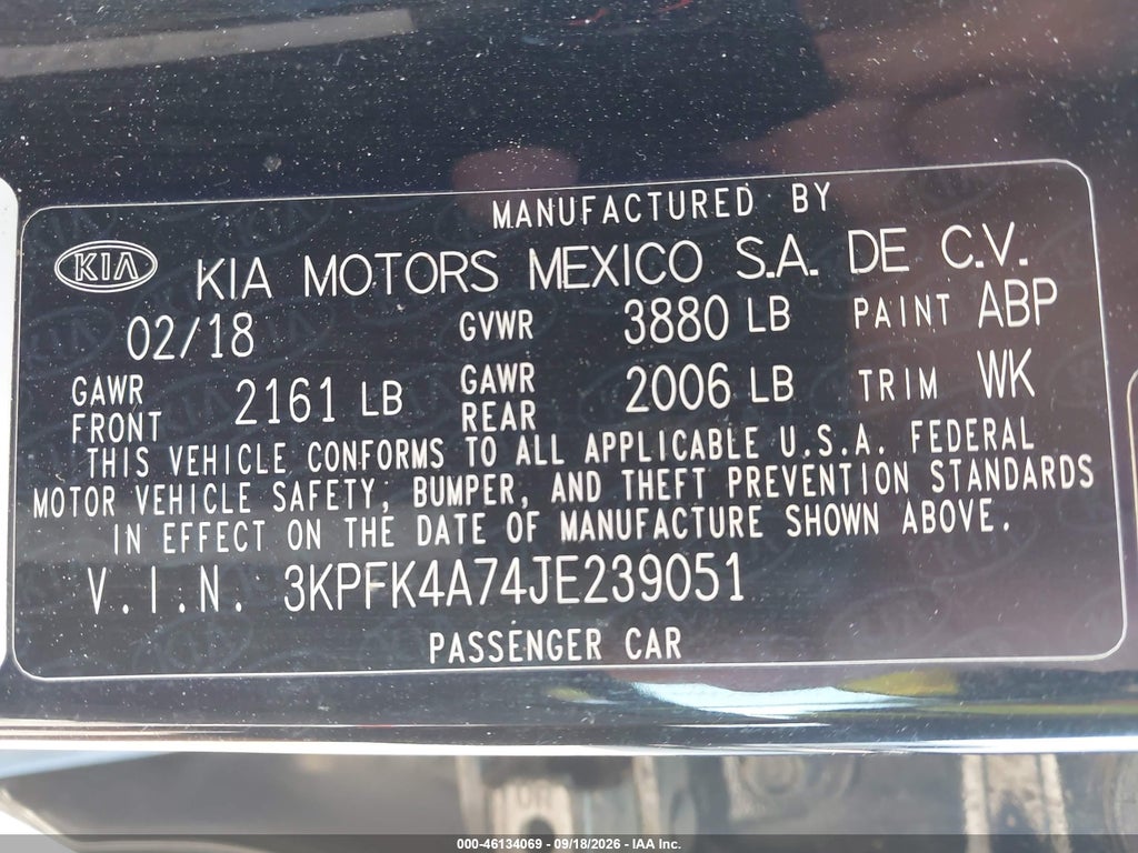 2018 Kia Forte LX photo 9