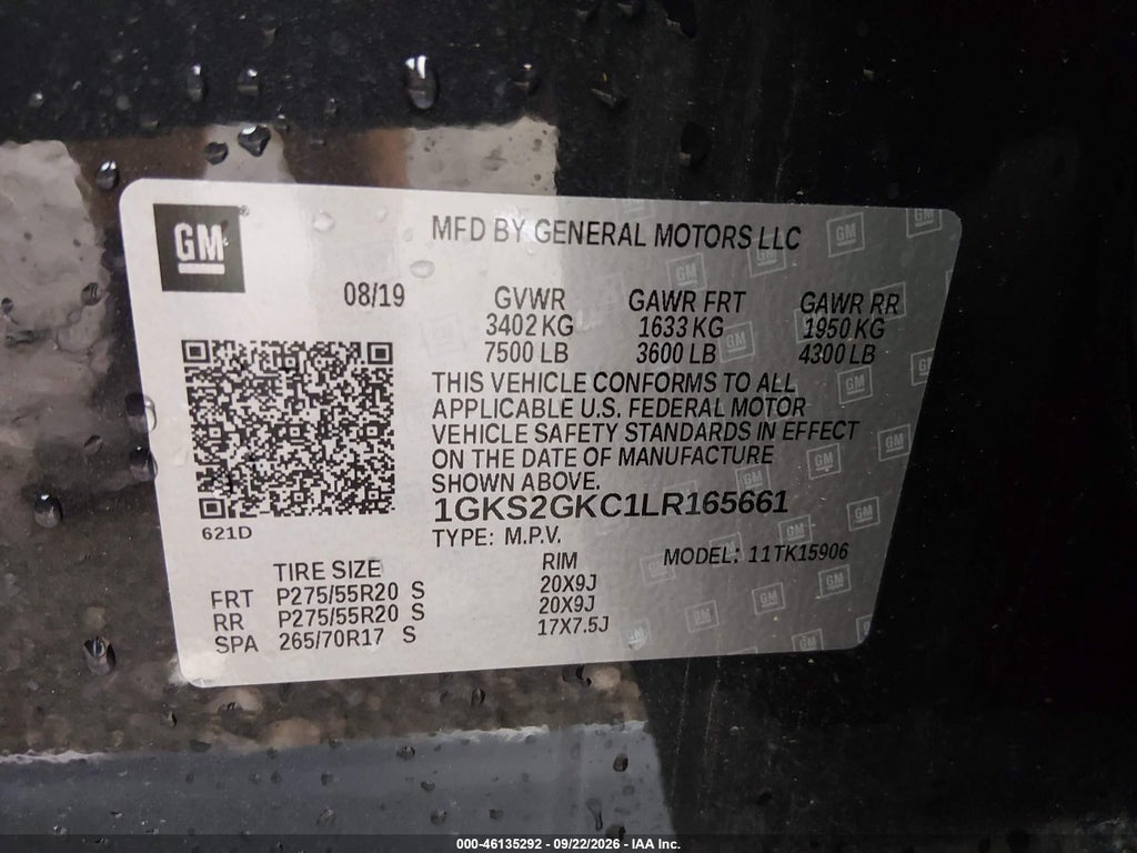 2020 GMC Yukon XL 4WD SLT photo 9