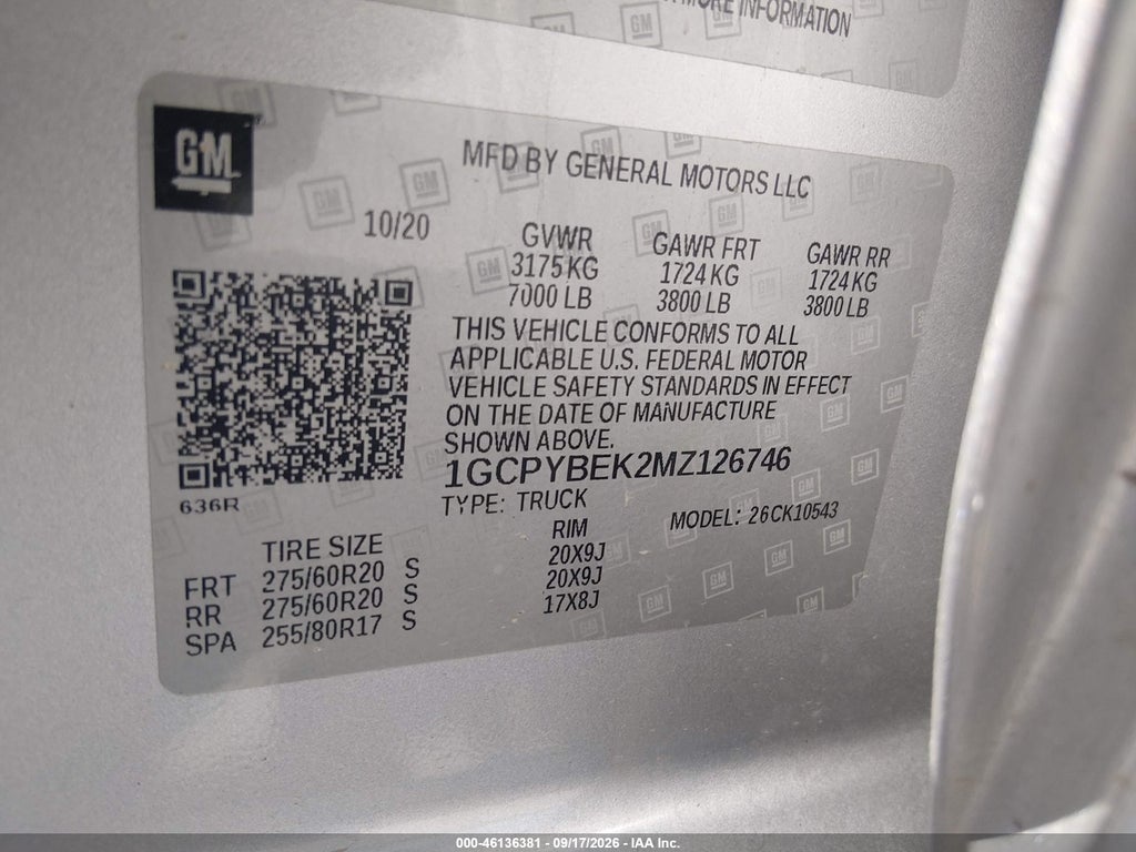 2021 Chevrolet Silverado 1500 4WD Short BED Custom photo 9