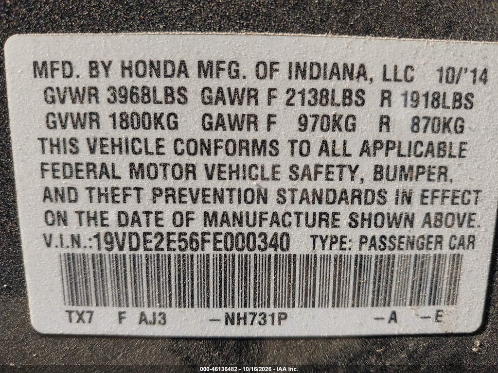 2015 Acura ILX 2.4L photo 9