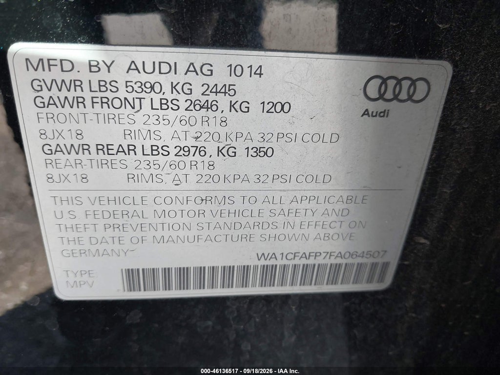 2015 Audi Q5 2.0T Premium photo 9
