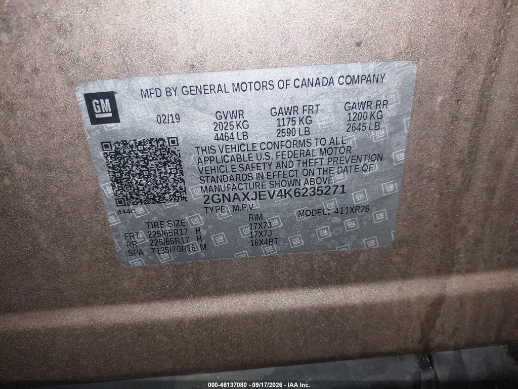 2019 Chevrolet Equinox LT photo 9