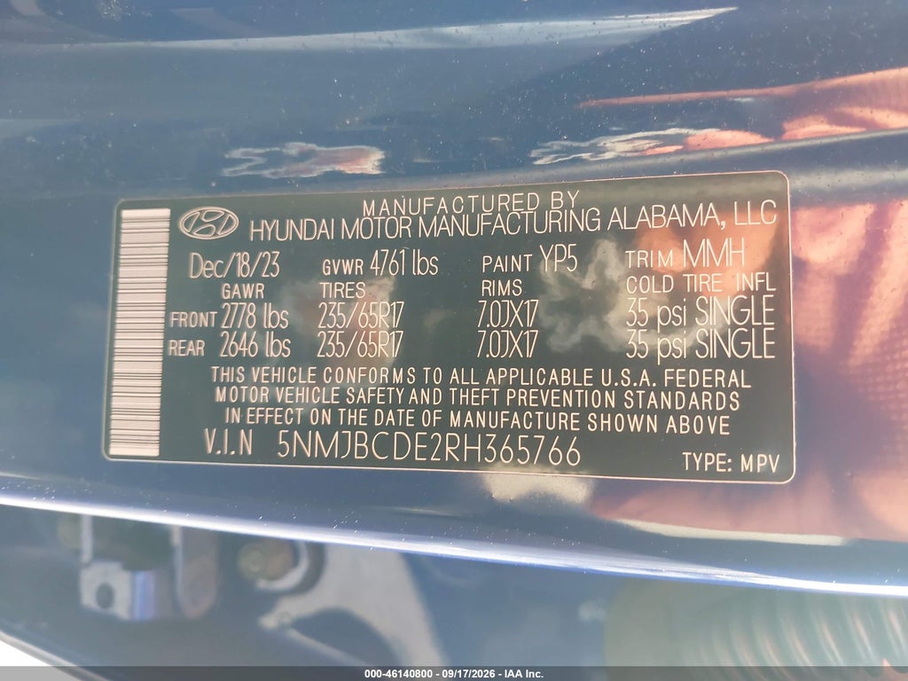 2024 Hyundai Tucson SEL photo 9
