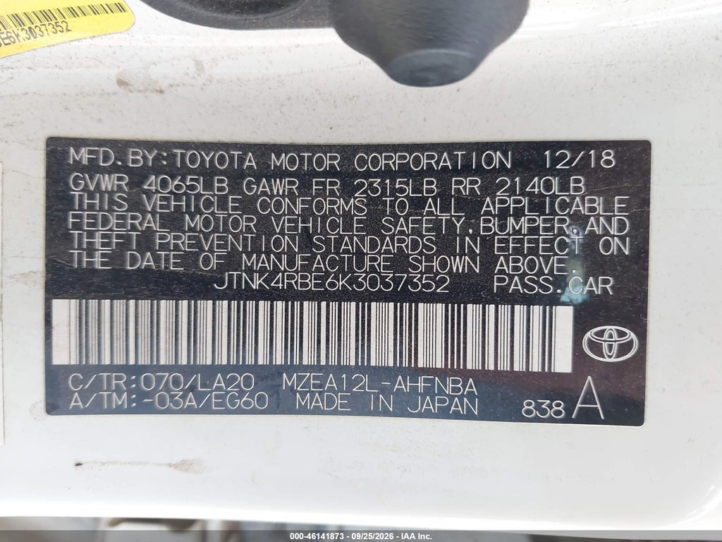 2019 Toyota Corolla XSE photo 9