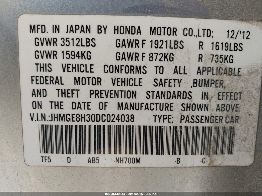 2013 Honda Fit photo 9