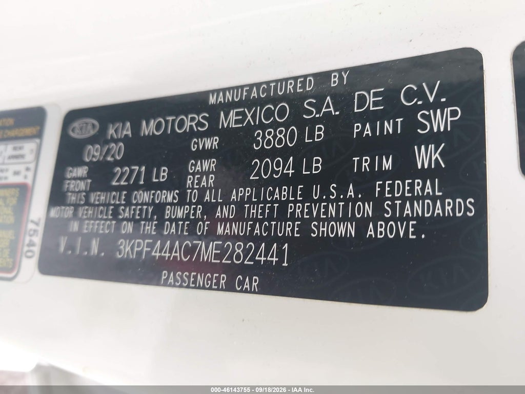 2021 Kia Forte GT Manual photo 9