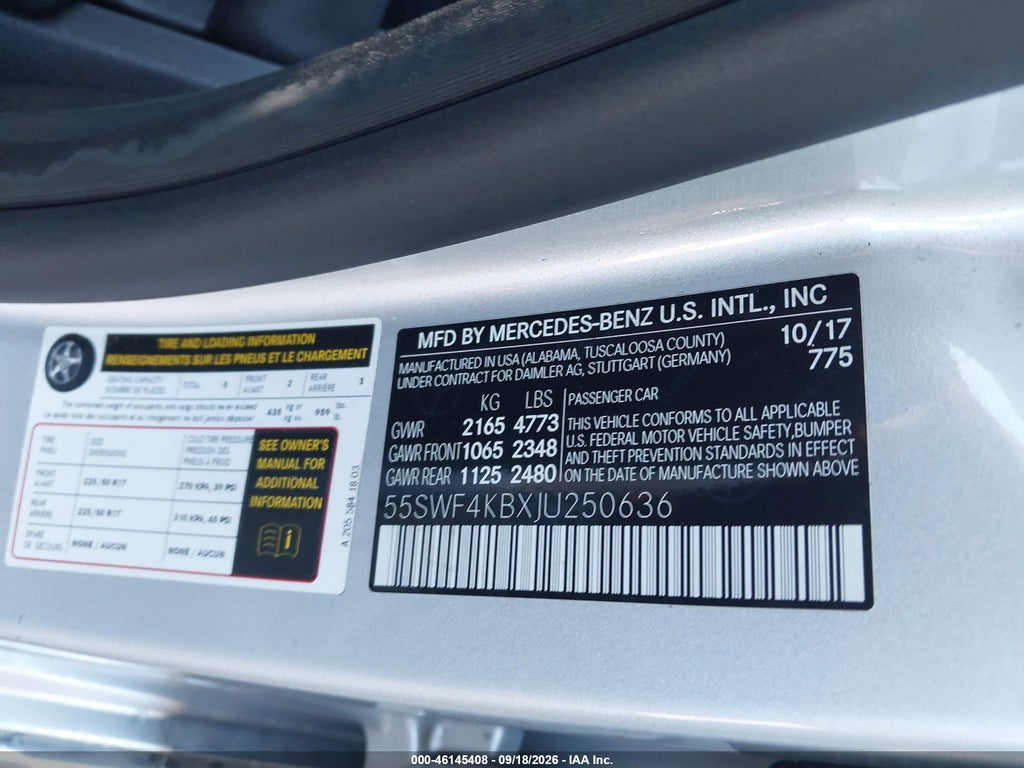 2018 Mercedes-Benz C 300 4MATIC photo 9