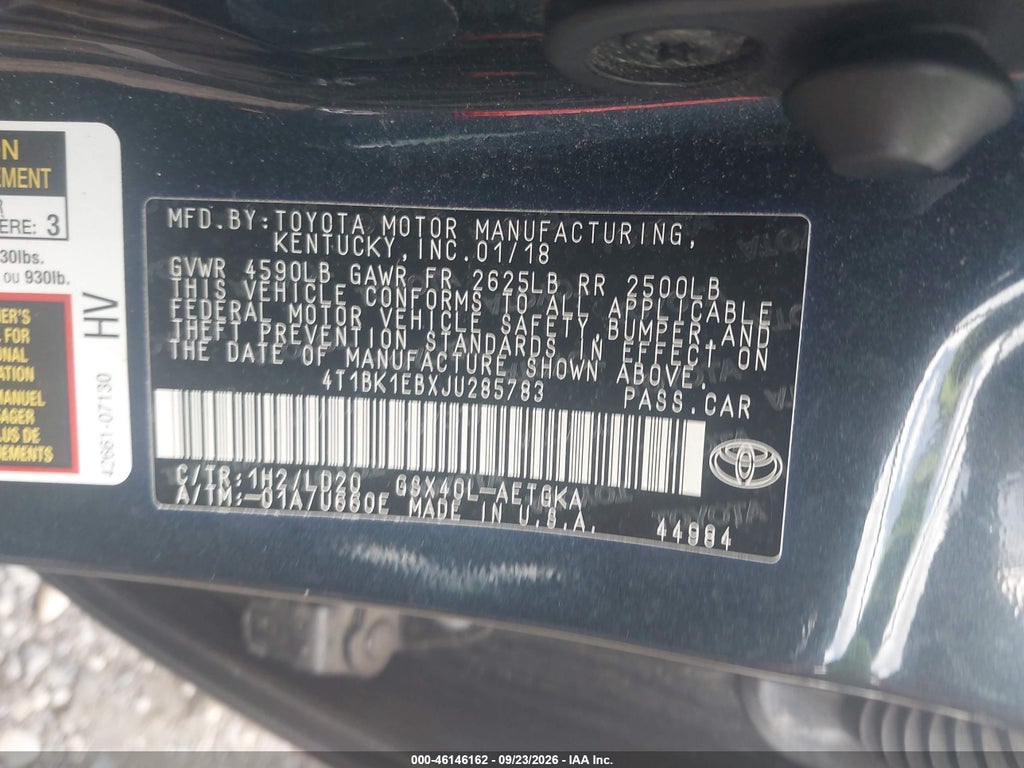 2018 Toyota Avalon XLE photo 9