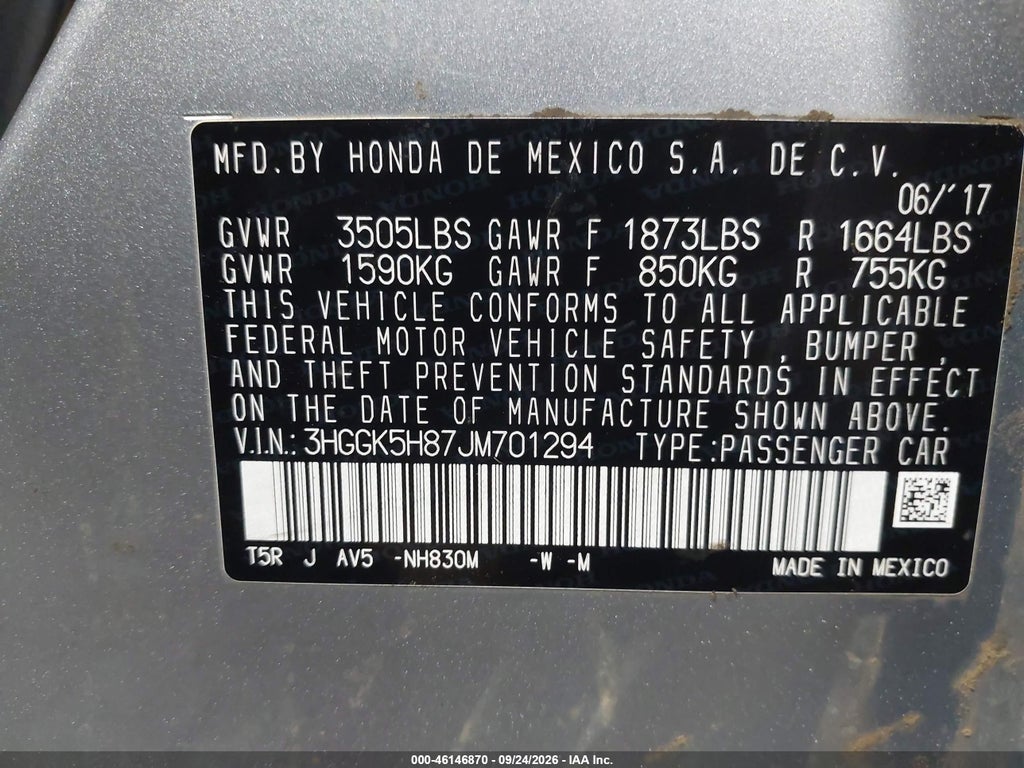 2018 Honda Fit EX photo 9