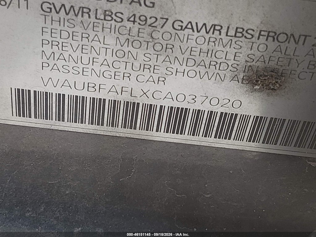 2012 Audi A4 2.0T Premium photo 9