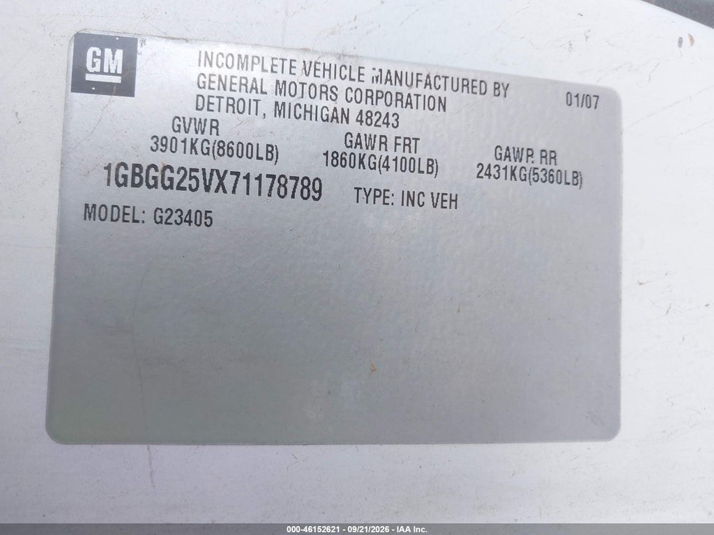 2007 Chevrolet Express Work Van photo 9