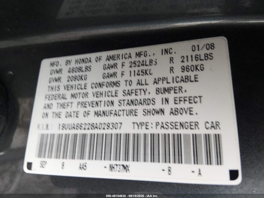 2008 Acura TL 3.2 photo 9