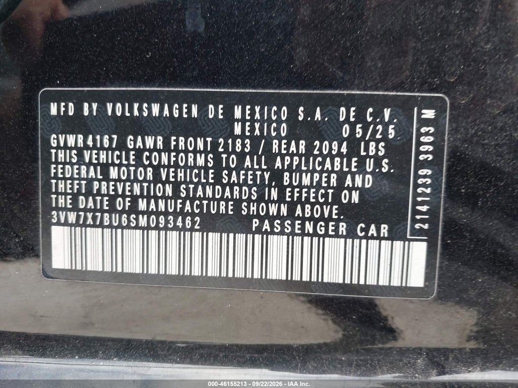 2025 Volkswagen Jetta 1.5T SE photo 9