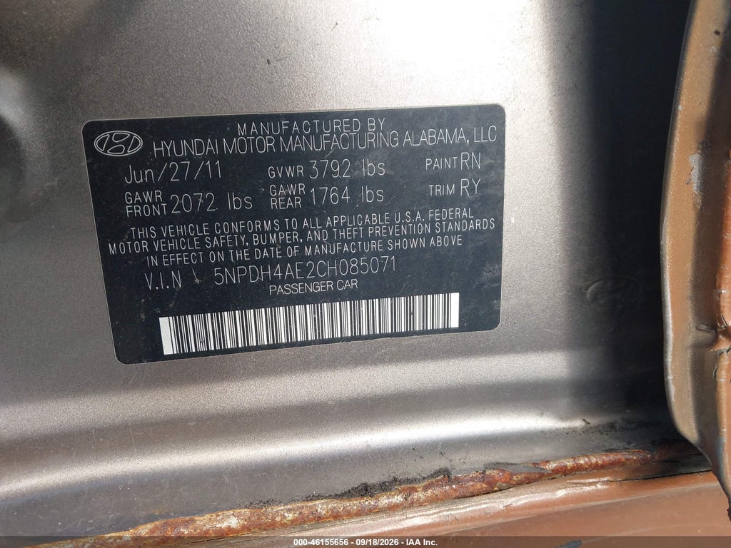 2012 Hyundai Elantra Limited photo 9