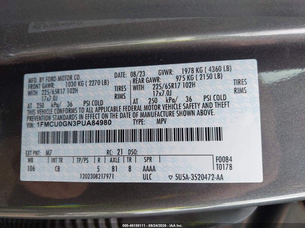 2023 Ford Escape Active photo 9