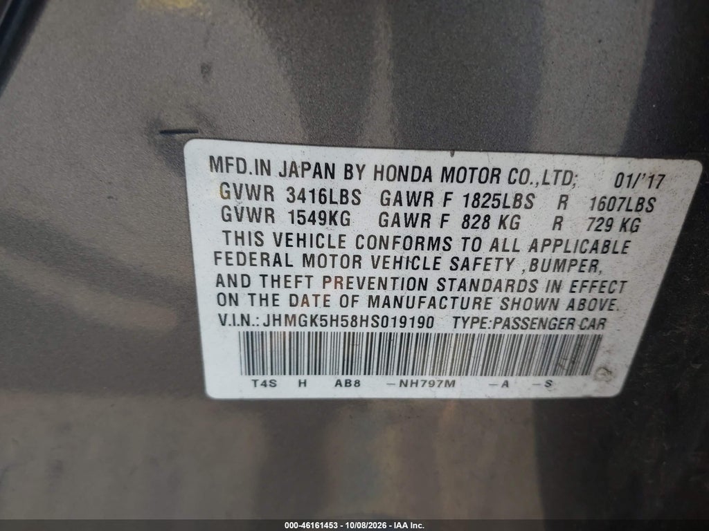 2017 Honda Fit LX photo 9