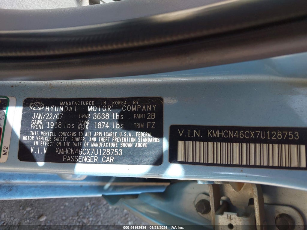2007 Hyundai Accent GLS photo 9