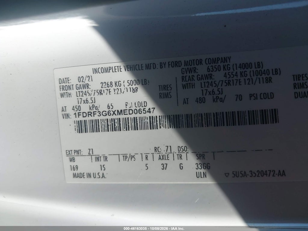 2021 Ford F-350 Chassis XL photo 9