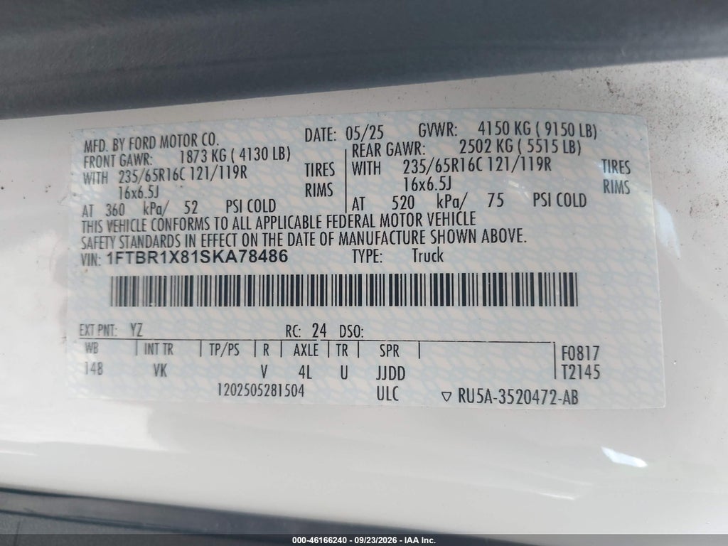2025 Ford Transit-250 photo 9