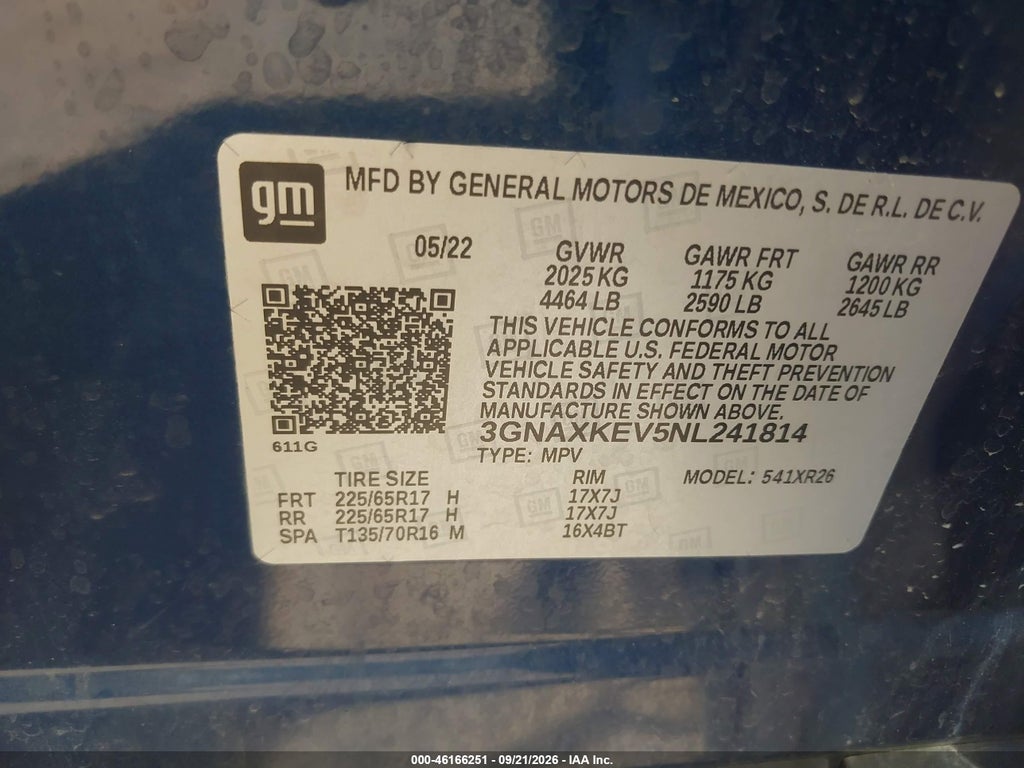 2022 Chevrolet Equinox FWD LT photo 9