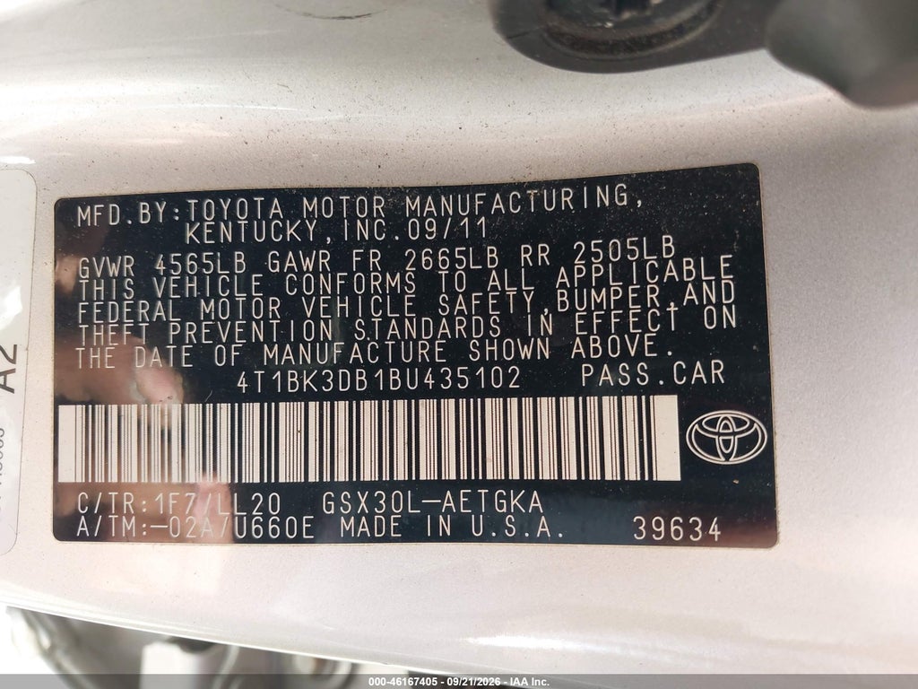 2011 Toyota Avalon photo 9