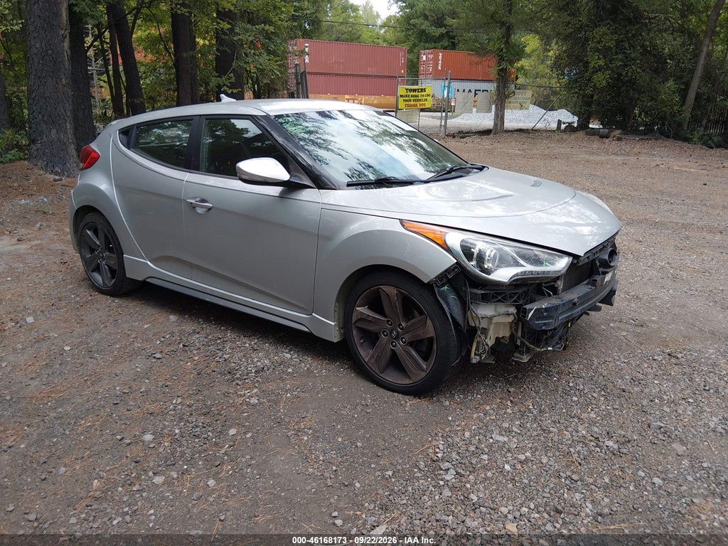 2014 Hyundai Veloster Turbo W/Blue photo 1