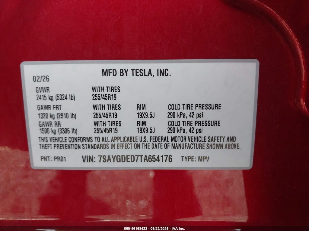 2026 Tesla Model Y Premium Rear-Wheel Drive/Rear-Wheel Drive photo 9
