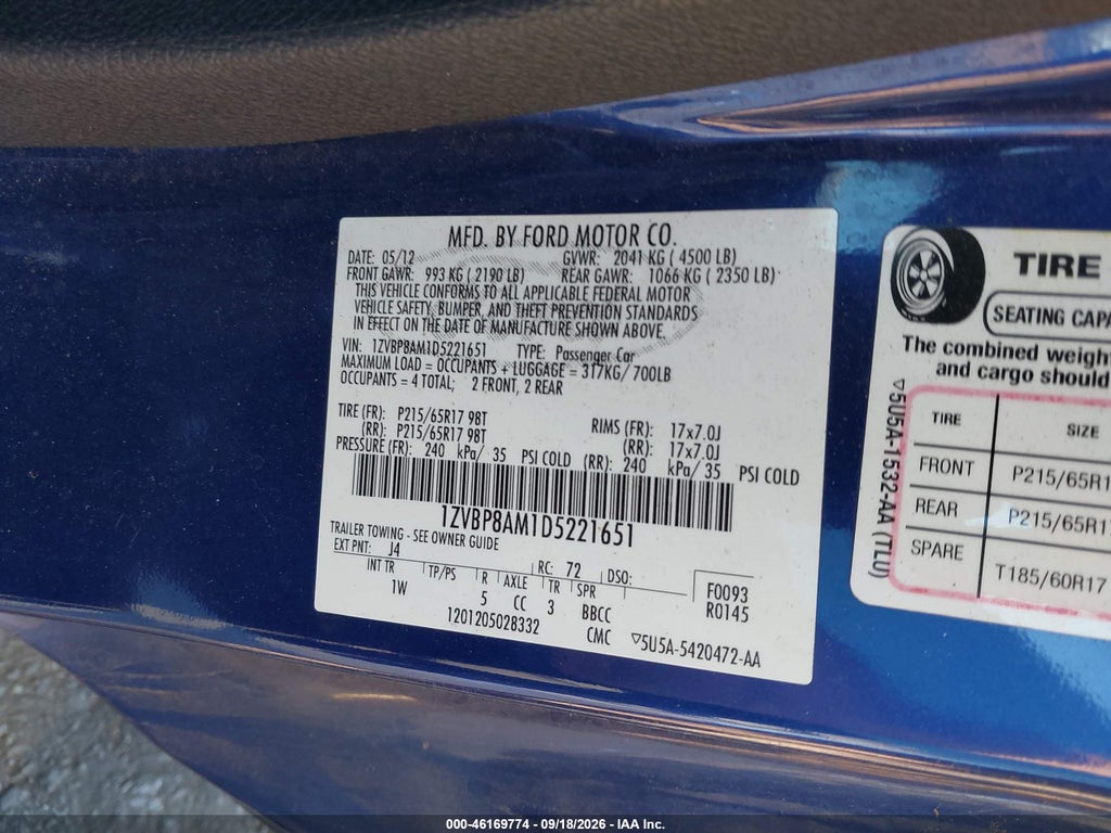 2013 Ford Mustang V6 photo 9