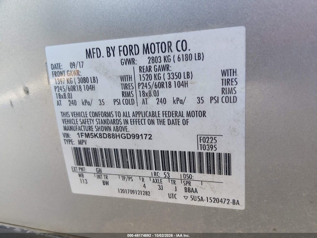 2017 Ford Explorer XLT photo 9
