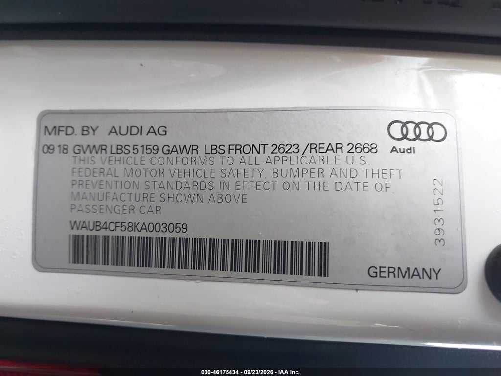 2019 Audi S5 3.0T Premium photo 9