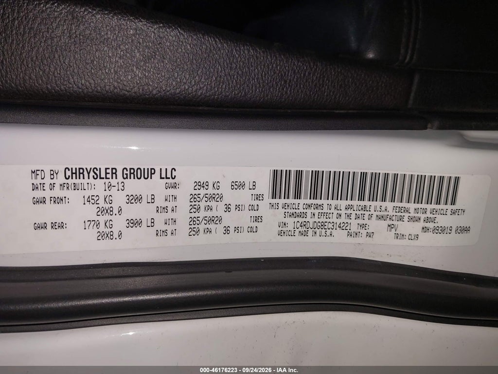 2014 Dodge Durango Limited photo 9