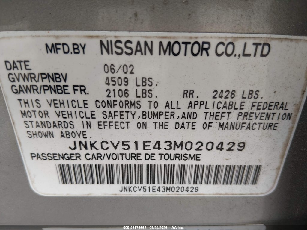 2003 Infiniti G35 Luxury Leather photo 9