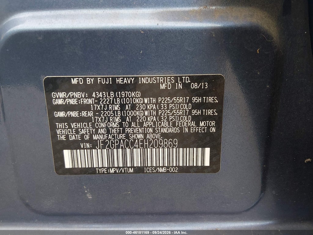 2014 Subaru XV Crosstrek 2.0I Premium photo 9