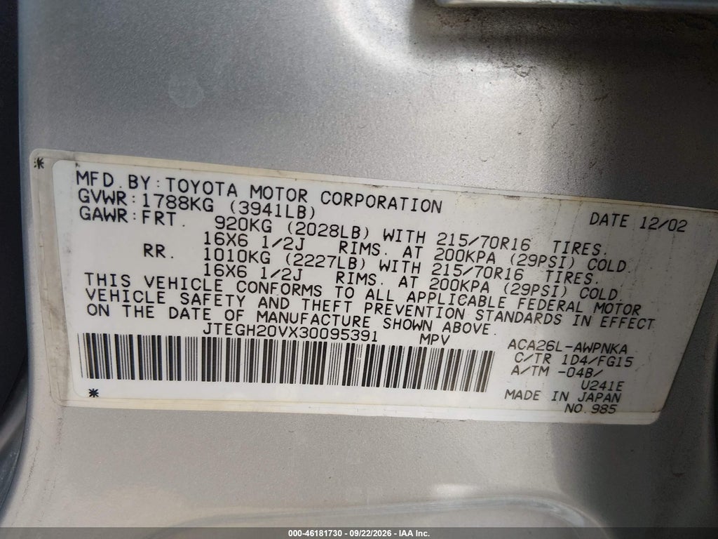 2003 Toyota RAV4 photo 9
