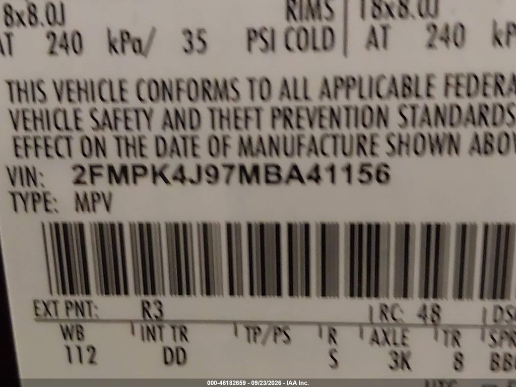 2021 Ford Edge SEL photo 9