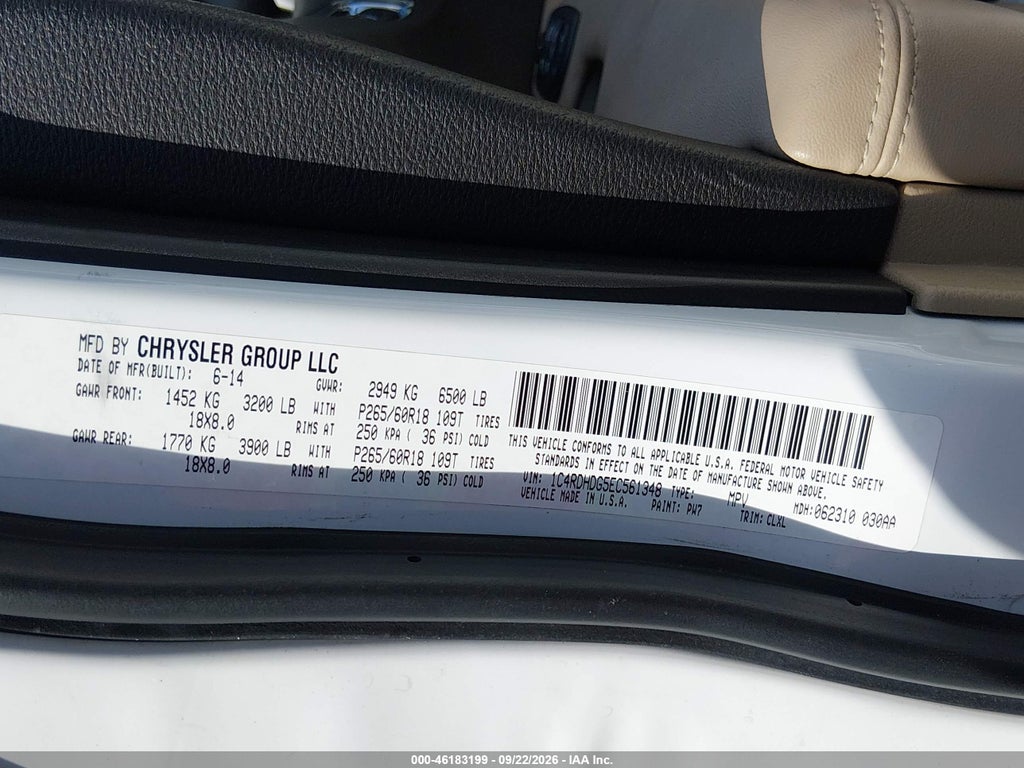 2014 Dodge Durango Limited photo 9