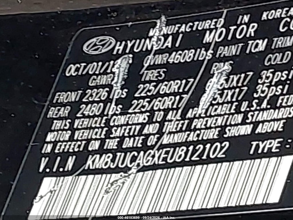2014 Hyundai Tucson SE photo 9