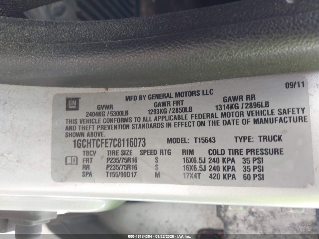 2012 Chevrolet Colorado 1LT photo 9