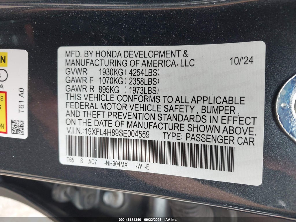 2025 Honda Civic Hybrid Sport photo 9