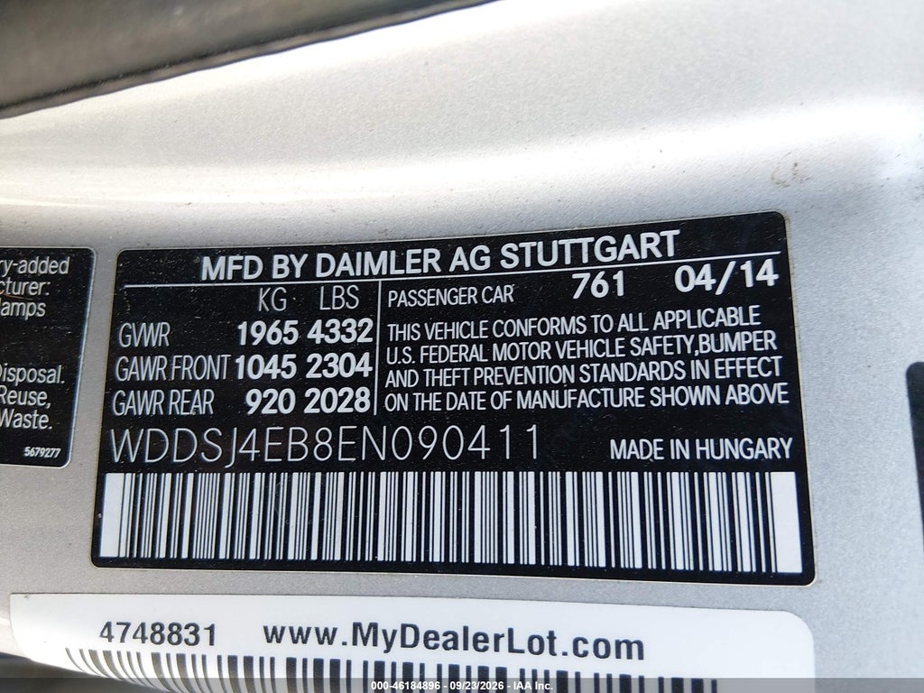 2014 Mercedes-Benz CLA 250 photo 9