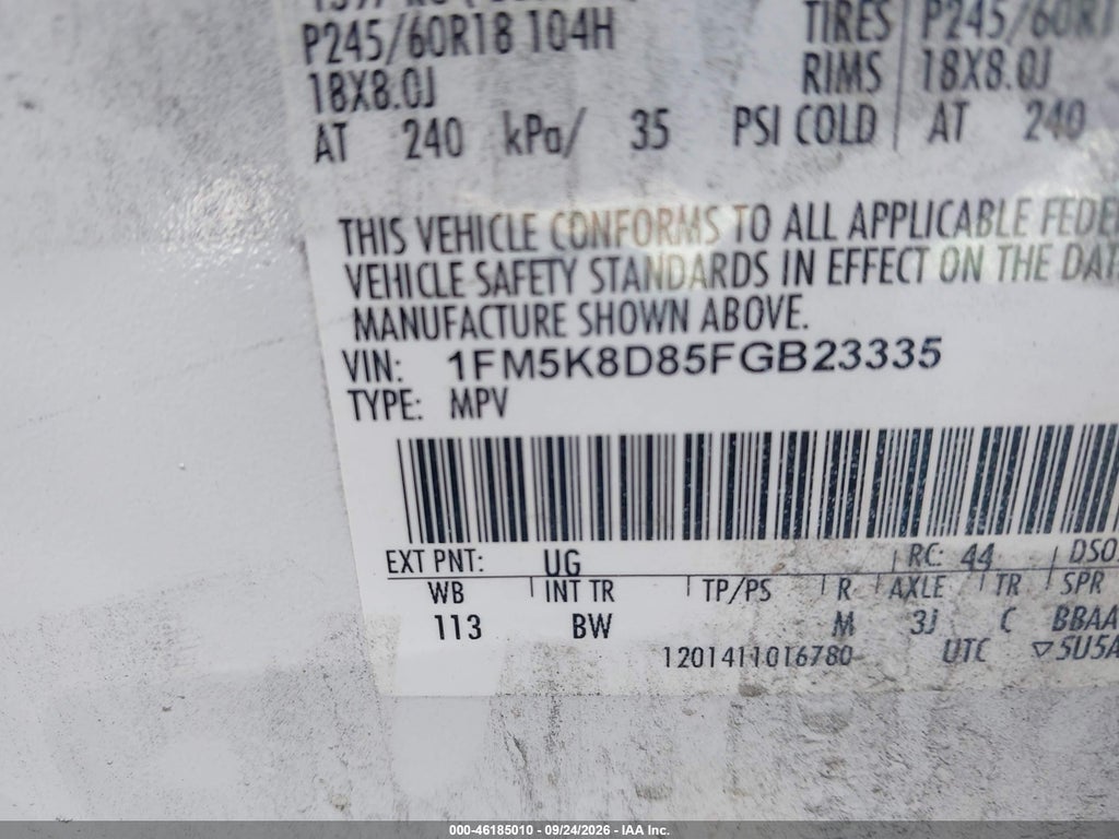 2015 Ford Explorer XLT photo 9