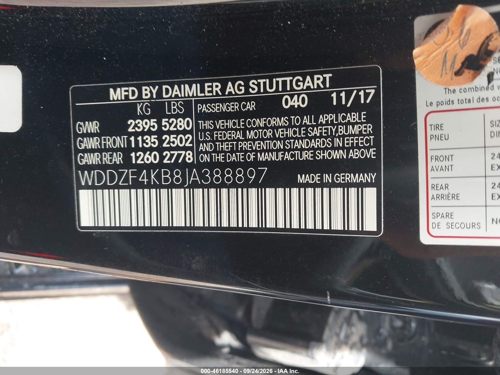 2018 Mercedes-Benz E 300 4MATIC photo 9